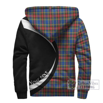 MacBeth (McBeth) Tartan Sherpa Hoodie with Family Crest Circle Style