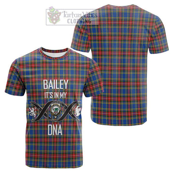 MacBeth (McBeth) Tartan Cotton T-shirt with Family Crest DNA In Me Style