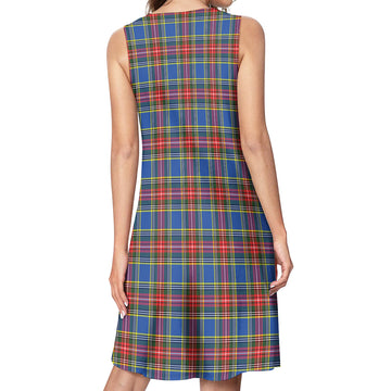 MacBeth (McBeth) Tartan Womens Casual Dresses