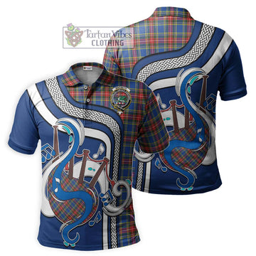 MacBeth (McBeth) Tartan Polo Shirt with Epic Bagpipe Style