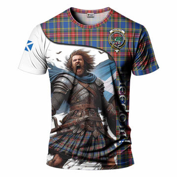 MacBeth (McBeth) Crest Tartan T-Shirt Inspired by the Freedom of Scottish Warrior