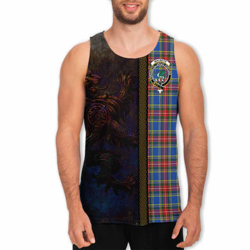 MacBeth (McBeth) Tartan Family Crest Men's Tank Top Alba Gu Brath Be Brave Lion Ancient Style Men - Tartan Vibes Clothing