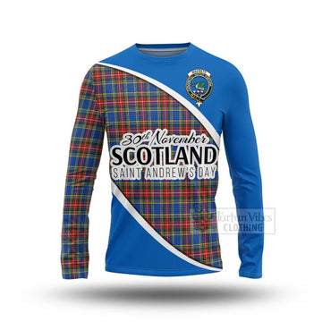 MacBeth (McBeth) Family Crest Tartan Long Sleeve T-Shirt Celebrate Saint Andrew's Day in Style