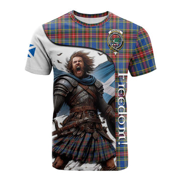 MacBeth (McBeth) Crest Tartan Cotton T-shirt Inspired by the Freedom of Scottish Warrior