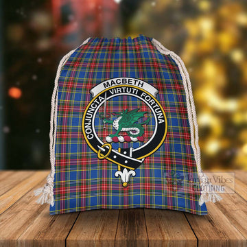 MacBeth (McBeth) Tartan Christmas Santa's Bag with Family Crest