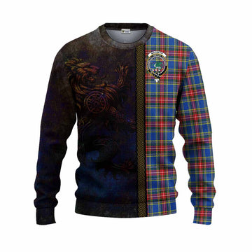 MacBeth (McBeth) Tartan Family Crest Knitted Sweater Alba Gu Brath Be Brave Lion Ancient Style Unisex - Tartan Vibes Clothing
