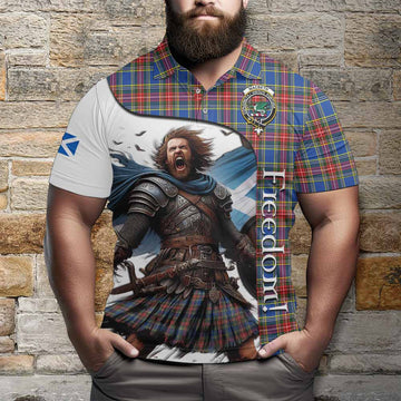 MacBeth (McBeth) Crest Tartan Polo Shirt Inspired by the Freedom of Scottish Warrior