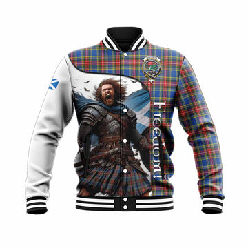 MacBeth (McBeth) Crest Tartan Baseball Jacket Inspired by the Freedom of Scottish Warrior