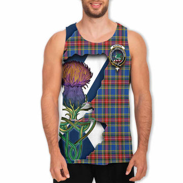 MacBeth (McBeth) Tartan Family Crest Men's Tank Top Scottish Thistle Celtic Inspired Men - Tartan Vibes Clothing