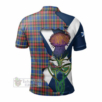 MacBeth (McBeth) Tartan Family Crest Polo Shirt Scottish Thistle Celtic Inspired - Tartan Vibes Clothing
