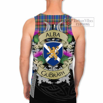 MacBeth (McBeth) Tartan Family Crest Men's Tank Top Lion Rampant Royal Thistle Shield Celtic Inspired - Tartan Vibes Clothing