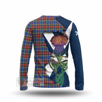 MacBeth (McBeth) Tartan Family Crest Long Sleeve T-Shirt Scottish Thistle Celtic Inspired - Tartan Vibes Clothing