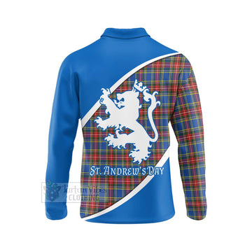 MacBeth (McBeth) Family Crest Tartan Long Sleeve Polo Shirt Celebrate Saint Andrew's Day in Style