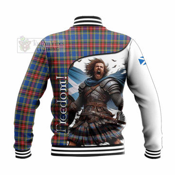 MacBeth (McBeth) Crest Tartan Baseball Jacket Inspired by the Freedom of Scottish Warrior