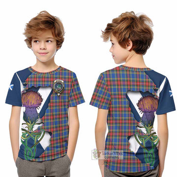 MacBeth (McBeth) Tartan Family Crest Kid T-Shirt Scottish Thistle Celtic Inspired - Tartan Vibes Clothing