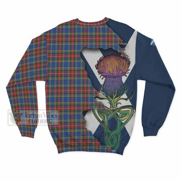 MacBeth (McBeth) Tartan Family Crest Sweatshirt Scottish Thistle Celtic Inspired - Tartan Vibes Clothing