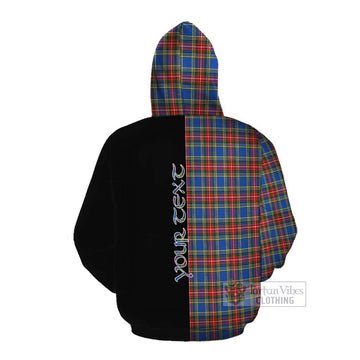 MacBeth (McBeth) Tartan Cotton Hoodie with Family Crest and Half Of Me Style Pullover Hoodie - Tartan Vibes Clothing