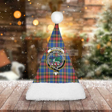 MacBeth (McBeth) Tartan Christmas Santa Hats with Family Crest