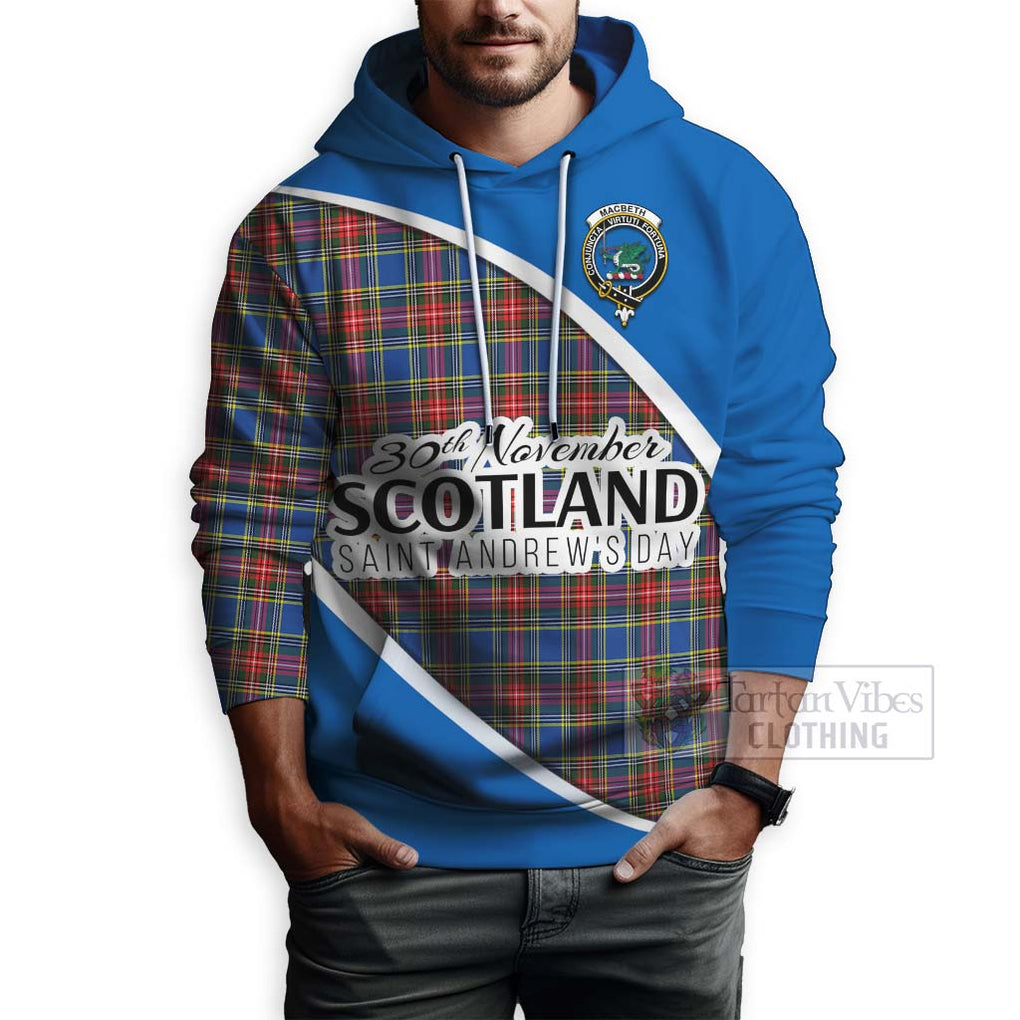 Tartan Vibes Clothing MacBeth (McBeth) Family Crest Tartan Hoodie Celebrate Saint Andrew's Day in Style