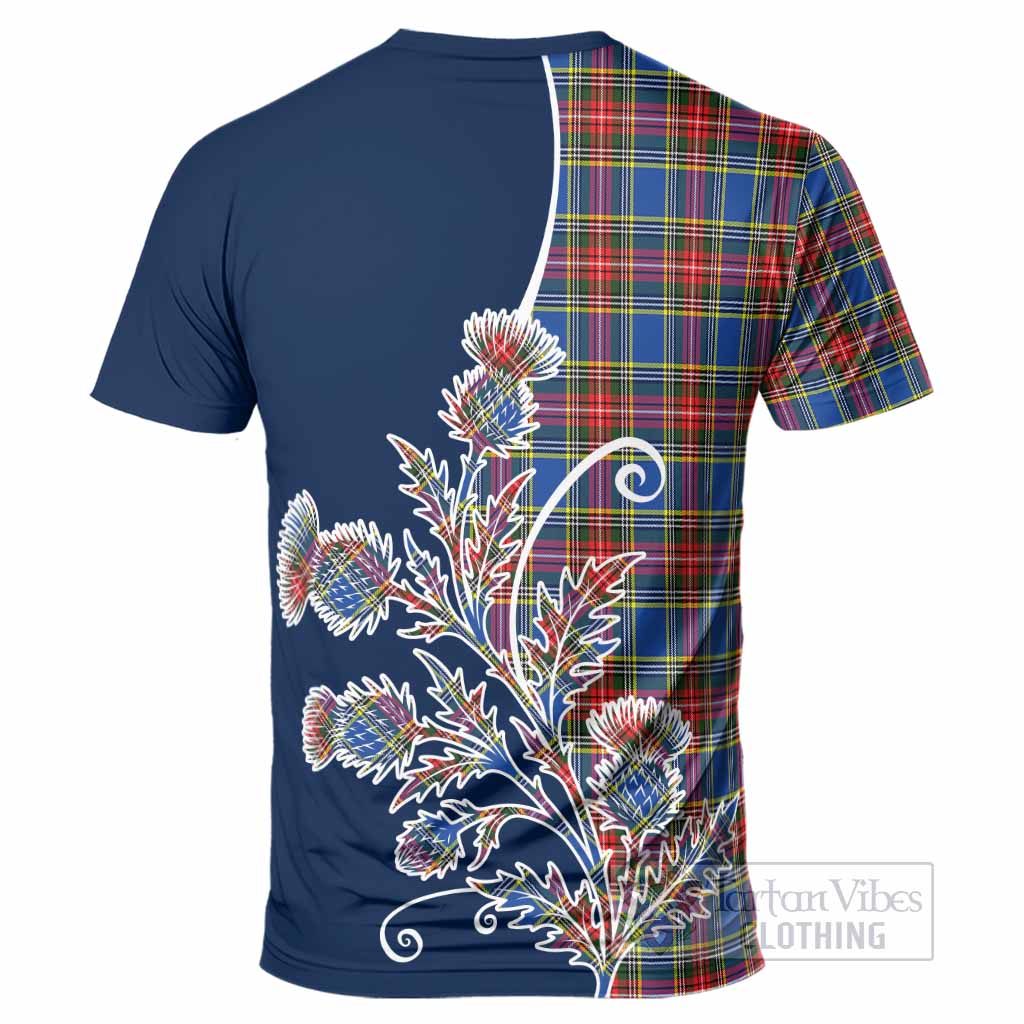 MacBeth (McBeth) Tartan Crest Proud Scottish Basic Thistle T-Shirt