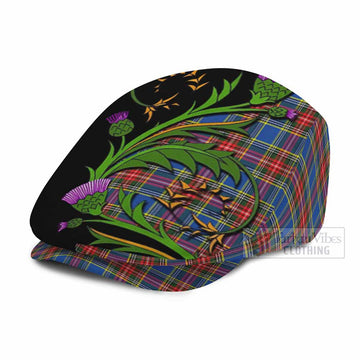 MacBeth (McBeth) Tartan Flat Cap, Jeff Cap Scottish Thistle Pride Heritage Art - Tartan Vibes Clothing