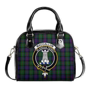 MacCallum (McCallum) Tartan Shoulder Handbags with Family Crest