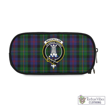 MacCallum (McCallum) Tartan Pen and Pencil Case with Family Crest