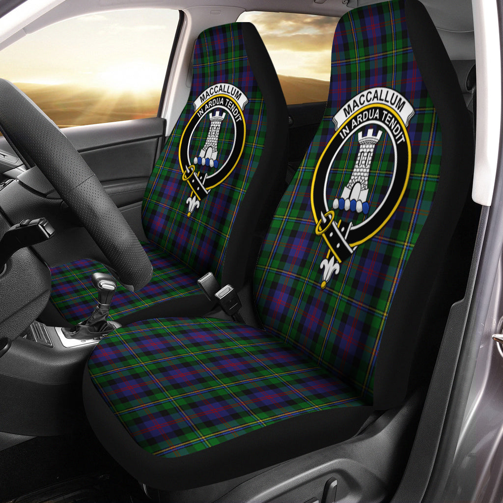 MacCallum (McCallum) Tartan Car Seat Cover with Family Crest One Size - Tartan Vibes Clothing