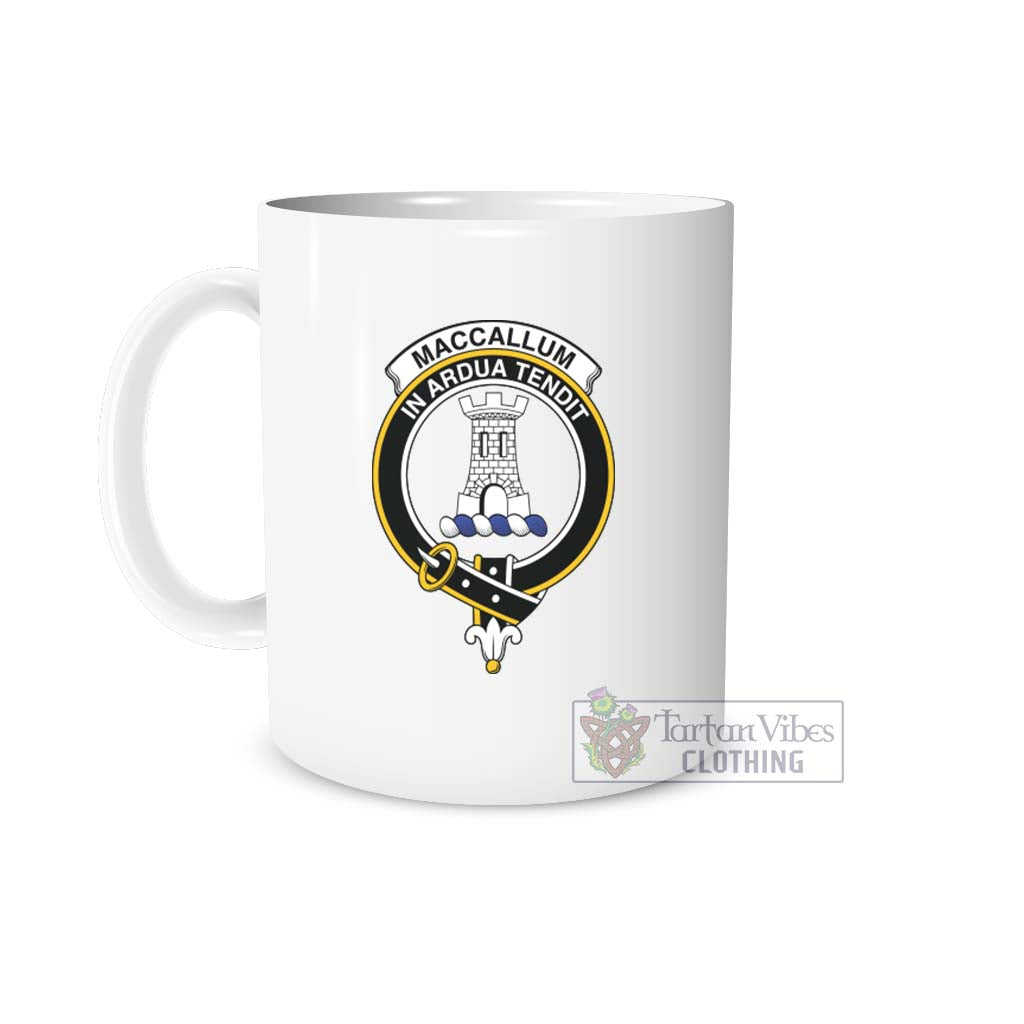 MacCallum (McCallum) Family Crest Ceramic Mug One Size 11oz size - 2D-tartanvibesclothing