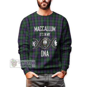 MacCallum (McCallum) Tartan Sweatshirt with Family Crest DNA In Me Style