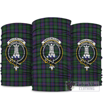 MacCallum (McCallum) Tartan Neck Gaiters, Tartan Bandanas, Tartan Head Band with Family Crest