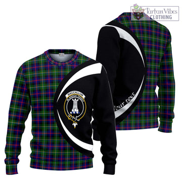 MacCallum #2 Tartan Ugly Sweater with Family Crest Circle Style