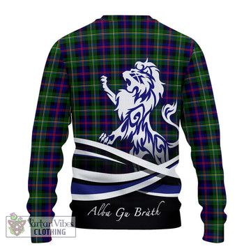 MacCallum #2 Tartan Ugly Sweater with Alba Gu Brath Regal Lion Emblem