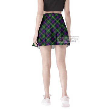 MacCallum #2 Tartan Women's Plated Mini Skirt Cross Style