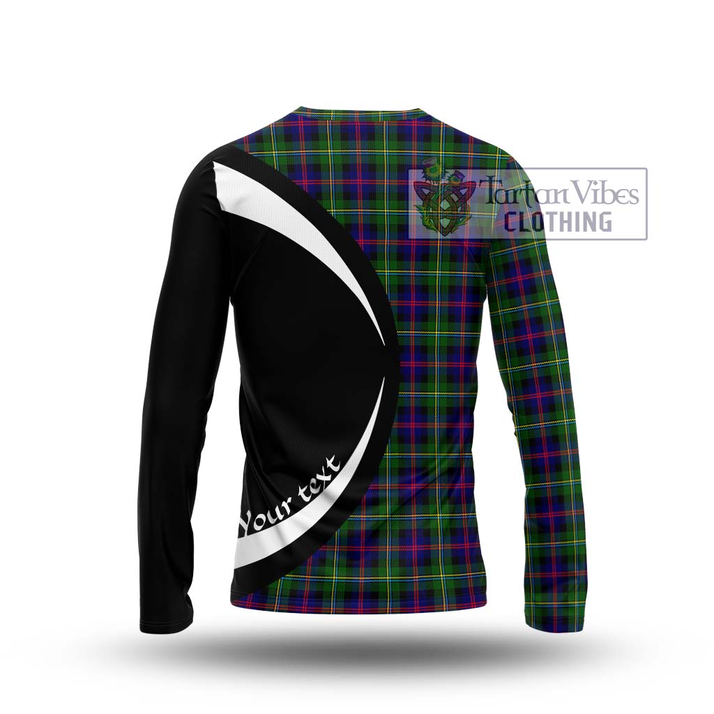 Tartan Vibes Clothing MacCallum #2 Tartan Long Sleeve T-Shirt with Family Crest Circle Style