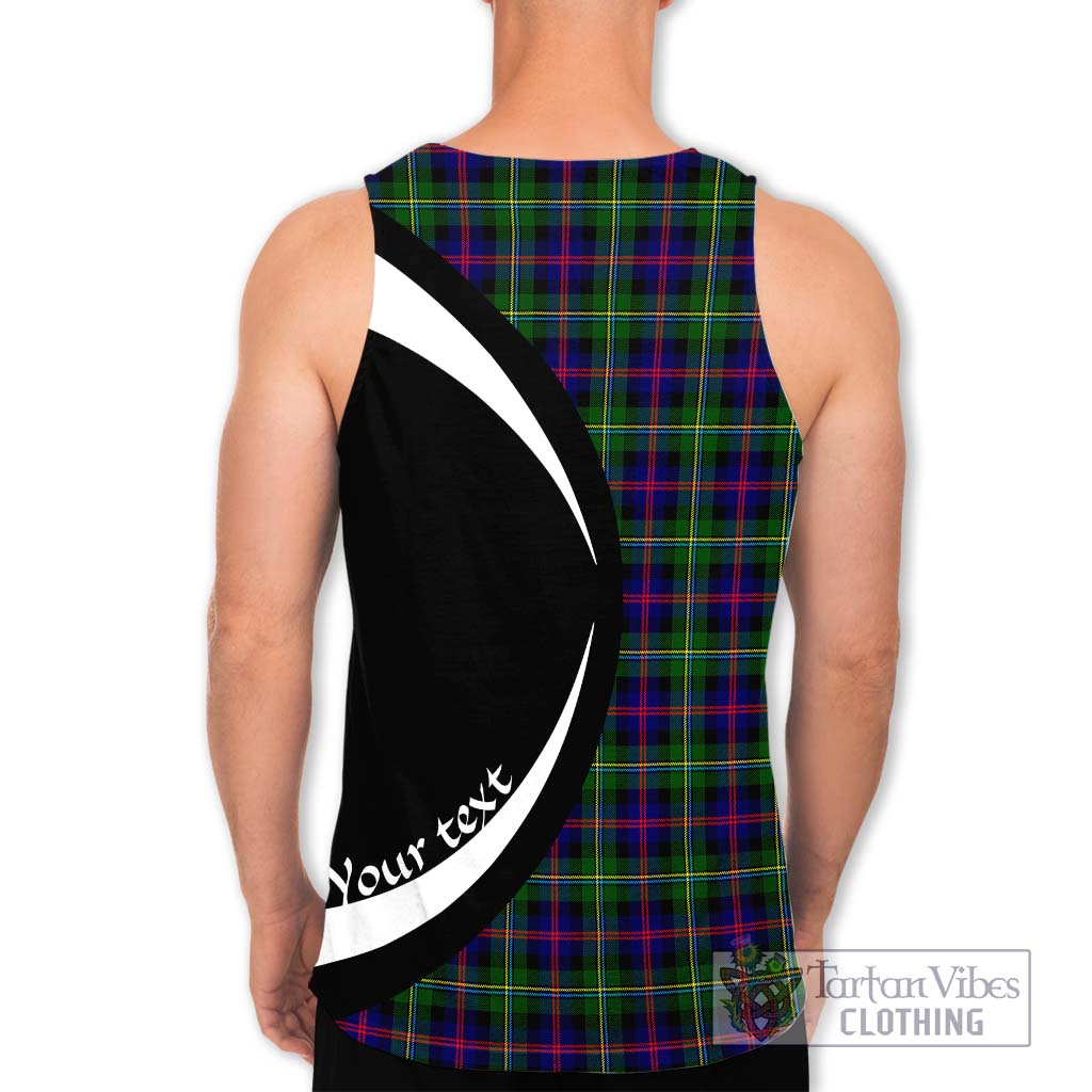 Tartan Vibes Clothing MacCallum #2 Tartan Men's Tank Top with Family Crest Circle Style