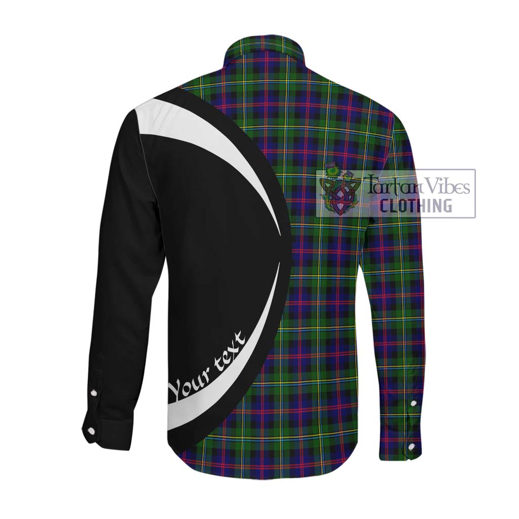 Tartan Vibes Clothing MacCallum #2 Tartan Long Sleeve Button Up with Family Crest Circle Style