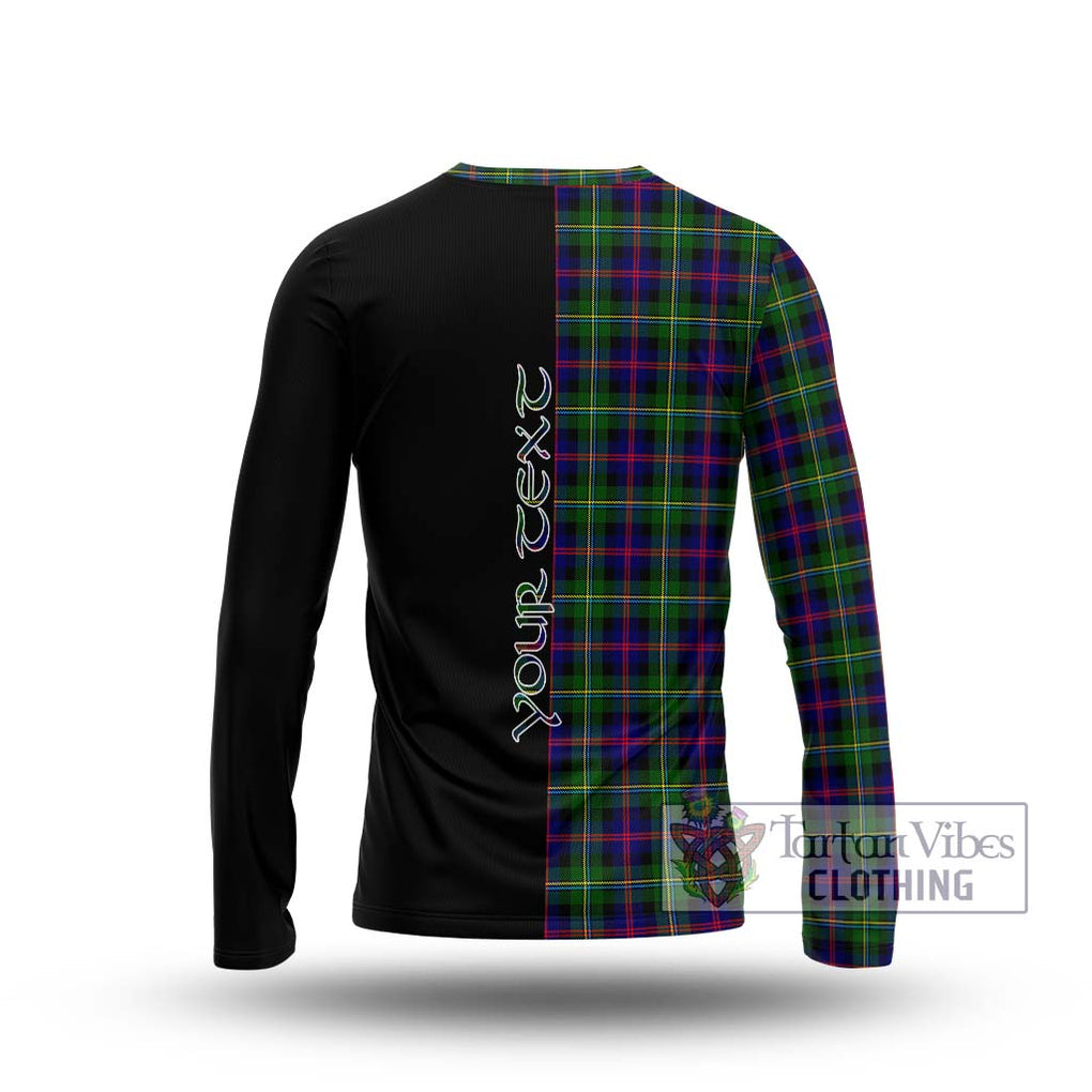 Tartan Vibes Clothing MacCallum #2 Tartan Long Sleeve T-Shirt with Family Crest and Half Of Me Style