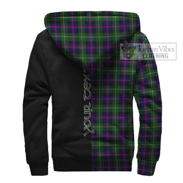 MacCallum #2 Tartan Sherpa Hoodie with Family Crest and Half Of Me Style