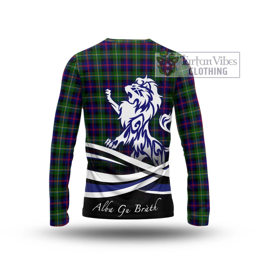 Tartan Vibes Clothing MacCallum #2 Tartan Long Sleeve T-Shirt with Alba Gu Brath Regal Lion Emblem