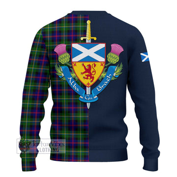 MacCallum #2 Tartan Ugly Sweater with Scottish Lion Royal Arm Half Style