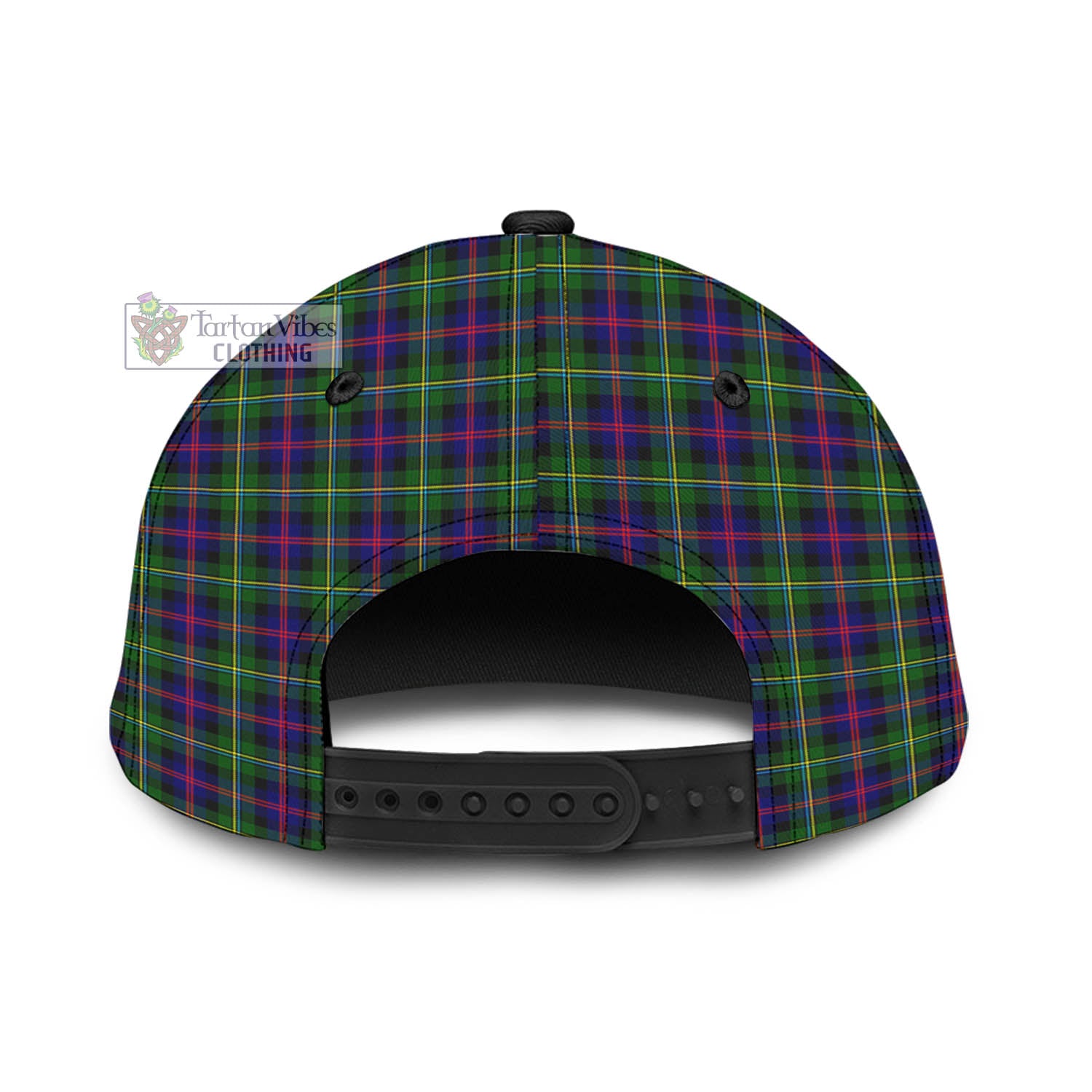 Tartan Vibes Clothing MacCallum #2 Tartan Classic Cap with Family Crest In Me Style