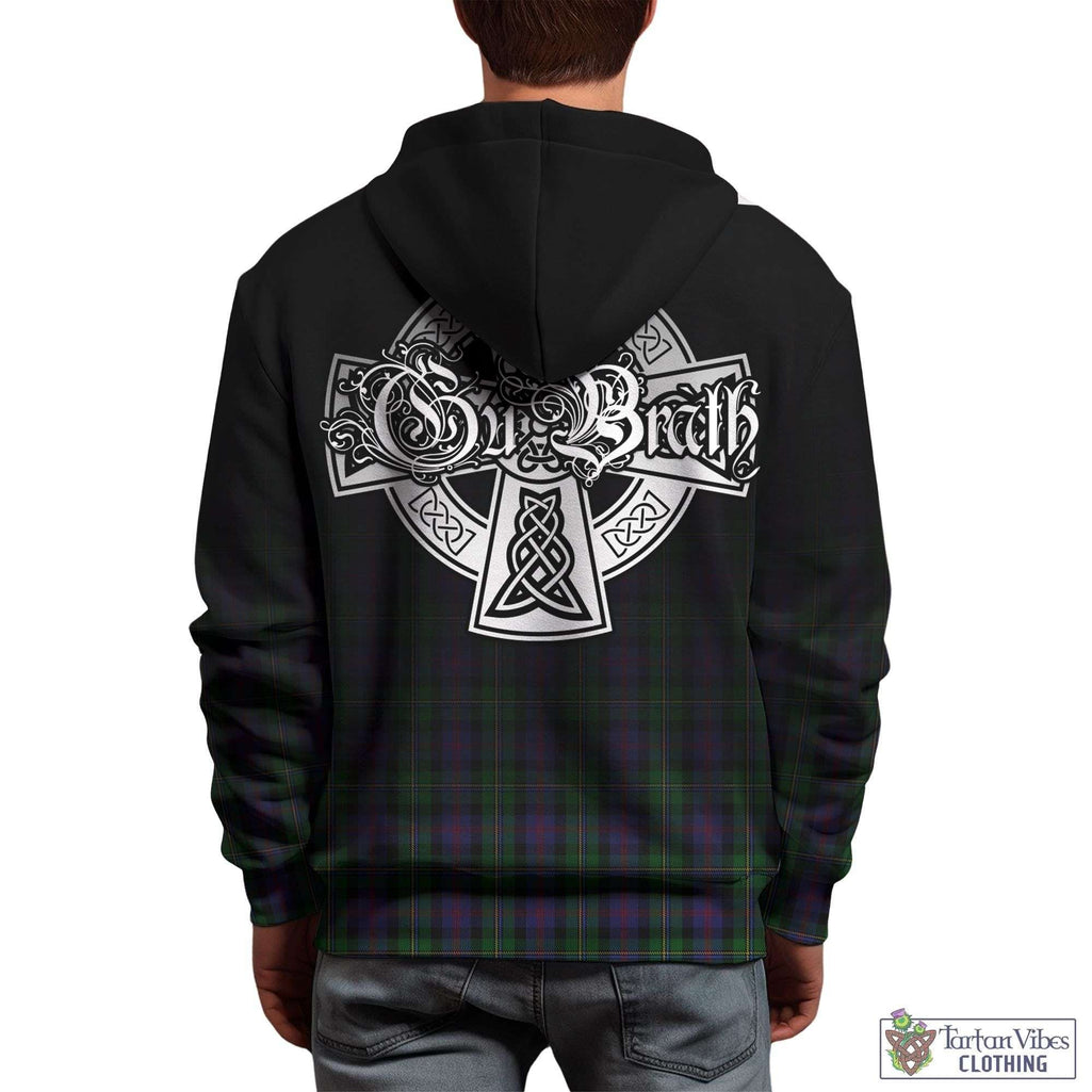 Tartan Vibes Clothing MacCallum Tartan Hoodie Featuring Alba Gu Brath Family Crest Celtic Inspired