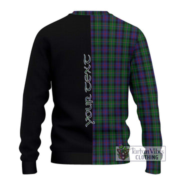 MacCallum (McCallum) Tartan Ugly Sweater with Family Crest and Half Of Me Style