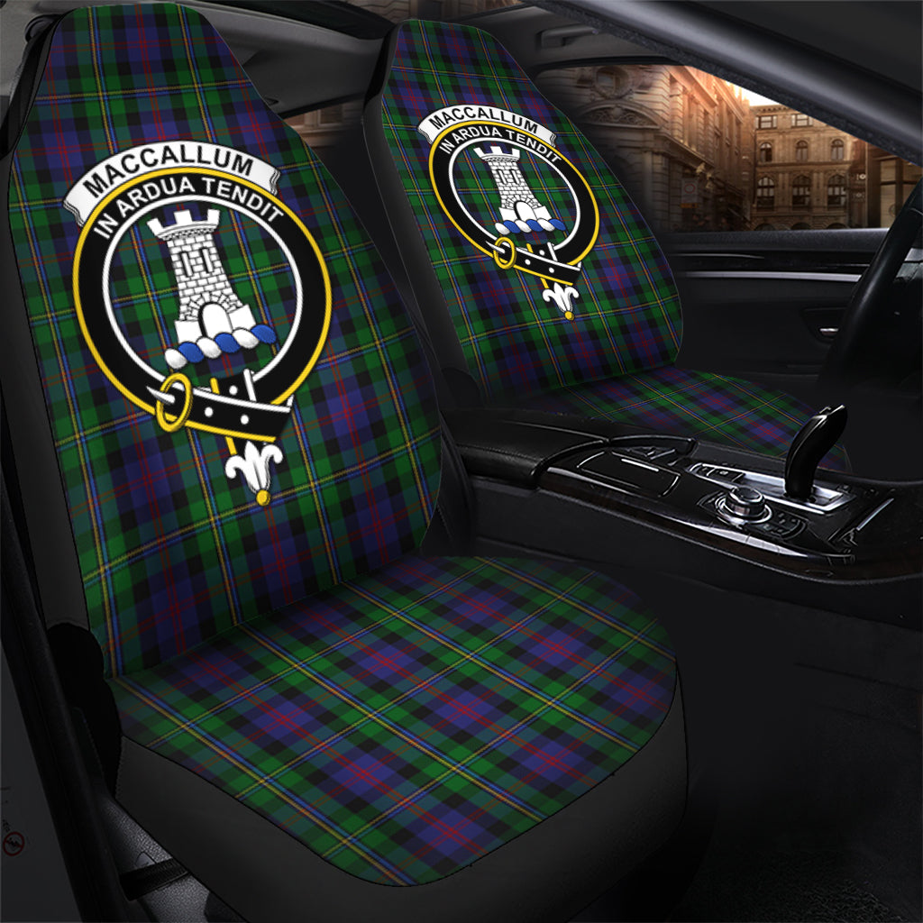 MacCallum (McCallum) Tartan Car Seat Cover with Family Crest - Tartan Vibes Clothing