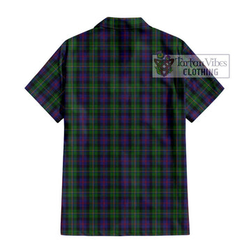 MacCallum (McCallum) Tartan Short Sleeve Button Shirt with Family Crest DNA In Me Style