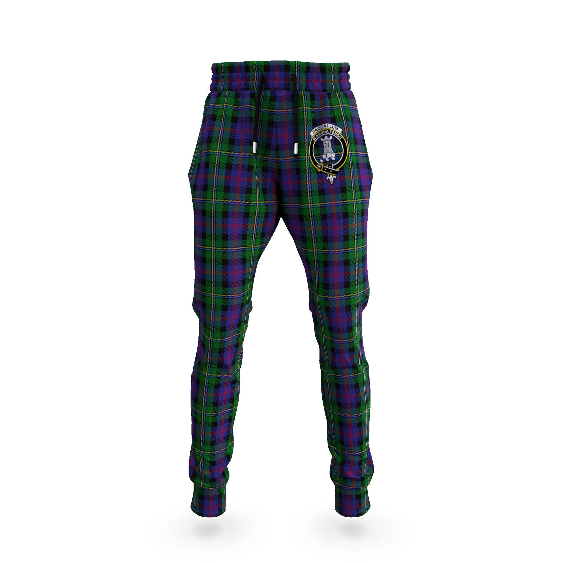 MacCallum (McCallum) Tartan Joggers Pants with Family Crest 5XL - Tartan Vibes Clothing