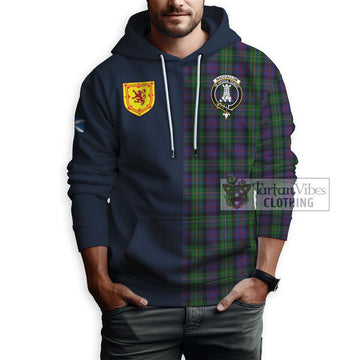 MacCallum (McCallum) Tartan Hoodie Alba with Scottish Lion Royal Arm Half Style