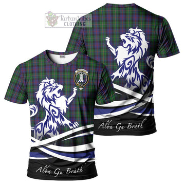 MacCallum (McCallum) Tartan Cotton T-shirt with Alba Gu Brath Regal Lion Emblem