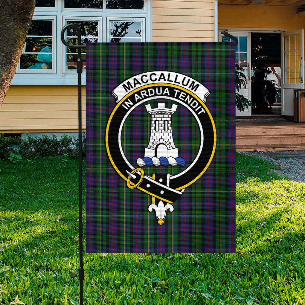 MacCallum (McCallum) Tartan Flag with Family Crest - Tartan Vibes Clothing